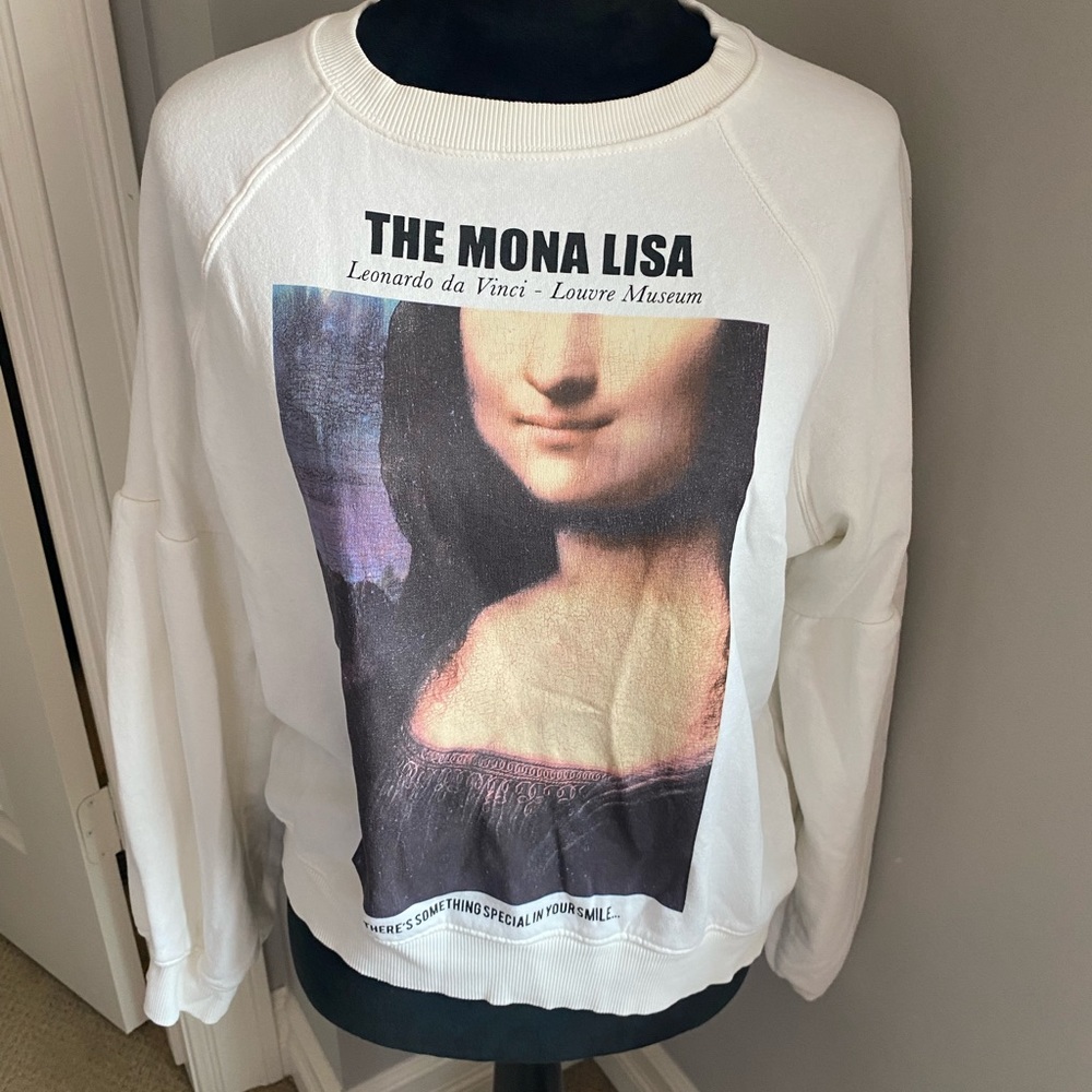 Mona Lisa Print Sweatshirt TRF